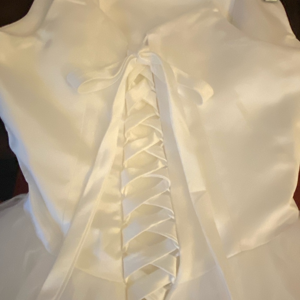 Chic Satin Lace-Up Dress